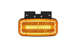 Gelbe LED-Positionsleuchte mit Blinker und Halterung FT-080+KLED - Fristom