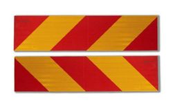 Juego 2 placas cabeza tractora camión