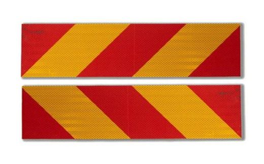 Conjunto de 2 placas de caminhão com cabeçote de trator