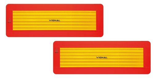 Juego De 2 Placas De Remolque De Aluminio 1mm (565x130)