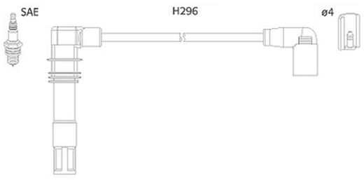 Conjunto de fios de ignição