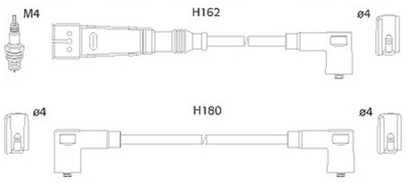 Juego de cables de encendido 134784