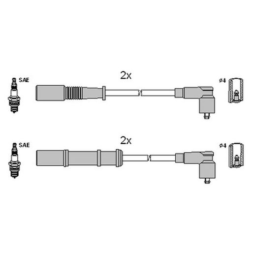 Conjunto de fios de ignição