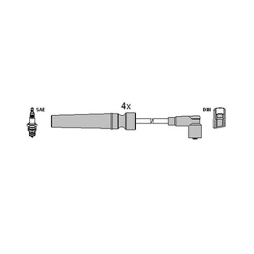 Conjunto de fios de ignição