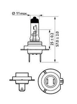 Kit Lámparas Philips H7 12v 55w Px26d Racingvision Gt200 4000k