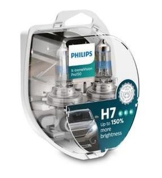 Kit Lámparas Philips X-Tremevision H7 Pro150 12v 55w Px26d