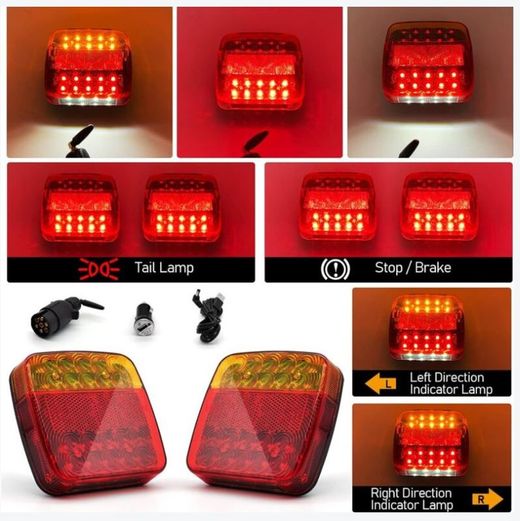 Kabelloses LED-Anhängerbeleuchtungsset