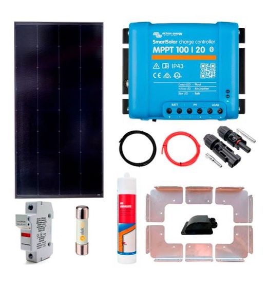 Kit Solar Camper 250W HPBC + Bluetooth