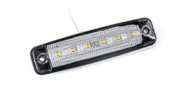 Weiße LED-Rückleuchte 12-36 V