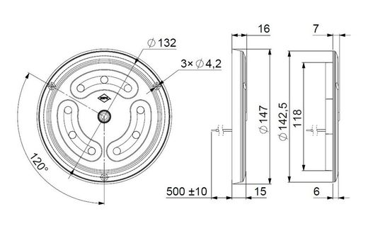 Lámpara LED De Iluminación Interior Con Interruptor