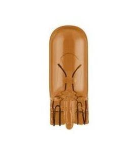 Lampada Philips Amber Wedge 12v 5w, Wy5w - Confezione da 10 unità