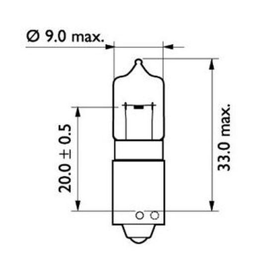 Philips H21w 24V 21W Lampe - 10er-Packung