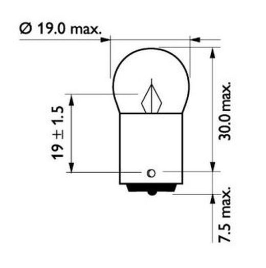 Philips R5w Master Live 24V Lampe - 10er-Packung