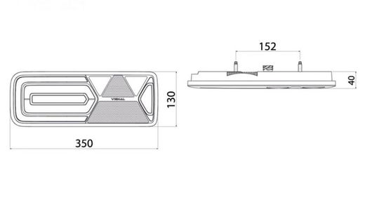 Piloto Izquierdo LC12T Universal - Cargo Schmitz