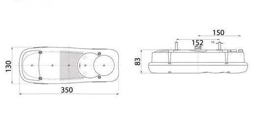 LC5 Universal-Links-/Rechts-Leuchte ohne Kennzeichenbeleuchtung