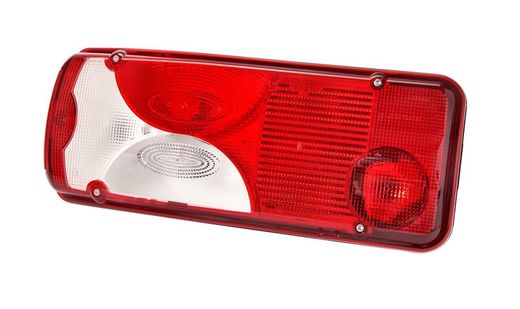 Scania LC8 à gauche avec éclairage de plaque d'immatriculation
