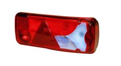 LC8t blauer Rechtslenker-Anhänger mit Kennzeichenbeleuchtung