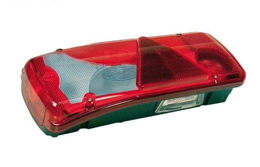 LC8t blauer Anhänger links mit Kennzeichenbeleuchtung