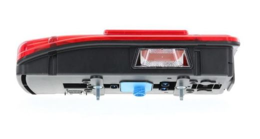 LC8t blauer Anhänger links mit Kennzeichenbeleuchtung