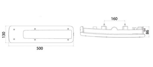 LC9 LED Volvo RH mit Rückmeldealarm