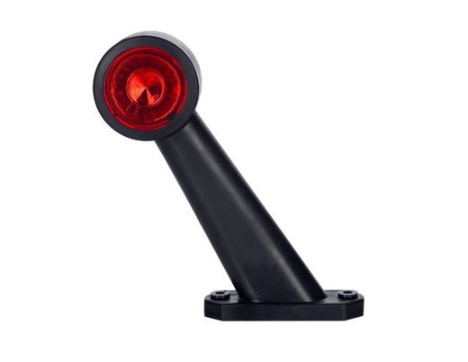 Luzes de folga de contorno branco-vermelho à direita