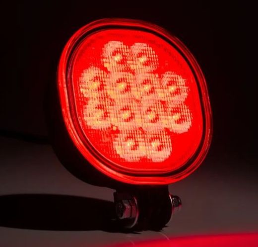 Luz Antiniebla LED Con Soporte Pivotante Y Cable De 0,5m. - 12-24v