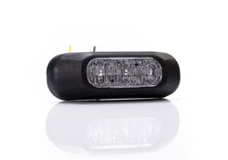 Gelbe Warnblitzleuchte mit 3 LEDs und R65-Zulassung FT-210LED - Fristom