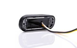 Gelbe Warnblitzleuchte mit 3 LEDs und R65-Zulassung FT-210LED - Fristom