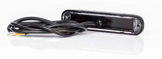 Gelbe LED-Warnleuchte, dunkle Ausführung