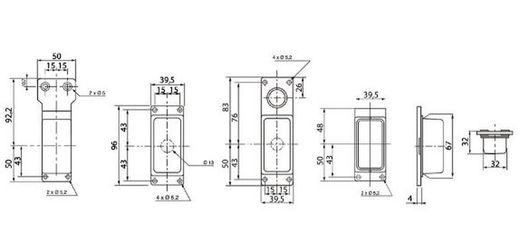 Weiß/rote Begrenzungsleuchte mit C5W-Glühbirne