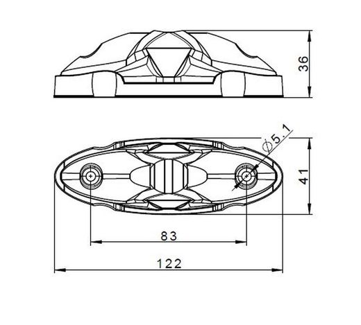 Luz De Gálibo Lateral LED De 3 Funciones