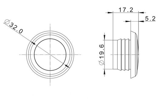 Feu de position à LED ambre FT-074ZLED - Fristom