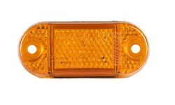 Gelbe LED-Positionsleuchte mit zwei Schraublöchern