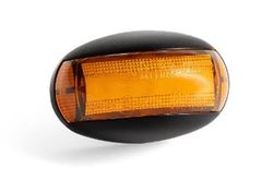 Gelbe LED-Positionsleuchte mit zwei Schraublöchern