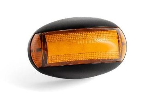 Luz De Gálibo LED Ámbar Con Dos Agujeros Para Tornillos