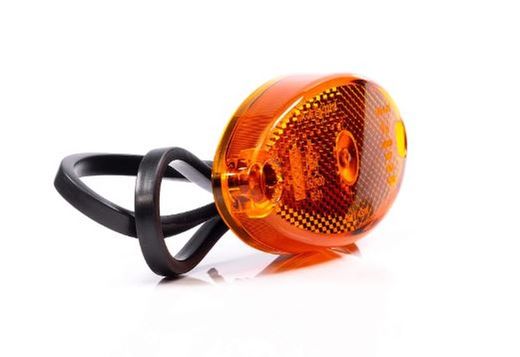 Luz De Gálibo LED Ámbar Con Reflector