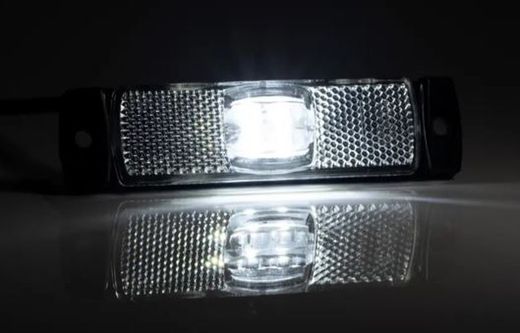 Luz De Gálibo LED Blanco Con 2 Agujeros Para Tornillos