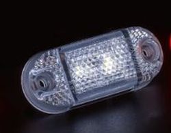 Luz De Gálibo LED Blanco Con Dos Agujeros Para Tornillos