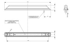 Luz de gálibo led delantera blanca