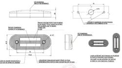 Luz De Gálibo LED Lateral Ámbar