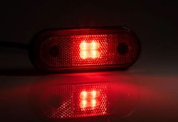 Feu de gabarit à LED rouge avec connecteur QS150