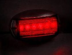 Rote LED-Positionsleuchte mit zwei Schraublöchern