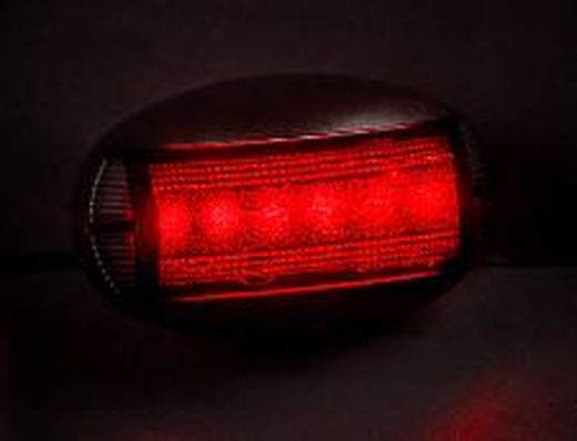 Rote LED-Positionsleuchte mit zwei Schraublöchern