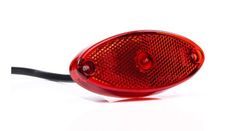 Rote LED-Begrenzungsleuchte mit Reflektor