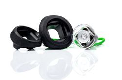 Eingelassene runde rote LED-Positionsleuchte