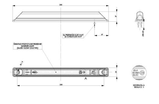 Rote LED-Rückleuchte