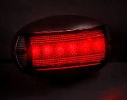 Luz De Gálibo Roja LED 12-36v Opaca