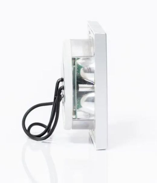 Weiße 4-LED-Innenleuchte mit austauschbarem weißen quadratischen Rahmen