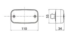 Luz De Posición Delantera Blanca