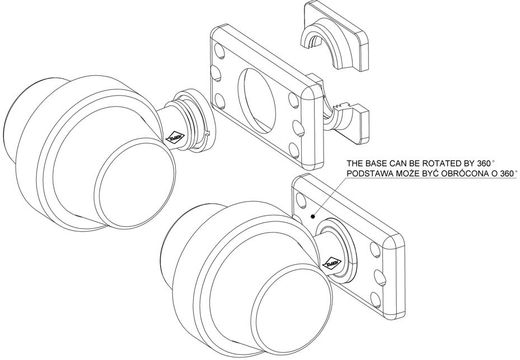 LED-Positionsleuchten vorne und hinten, Neonversion